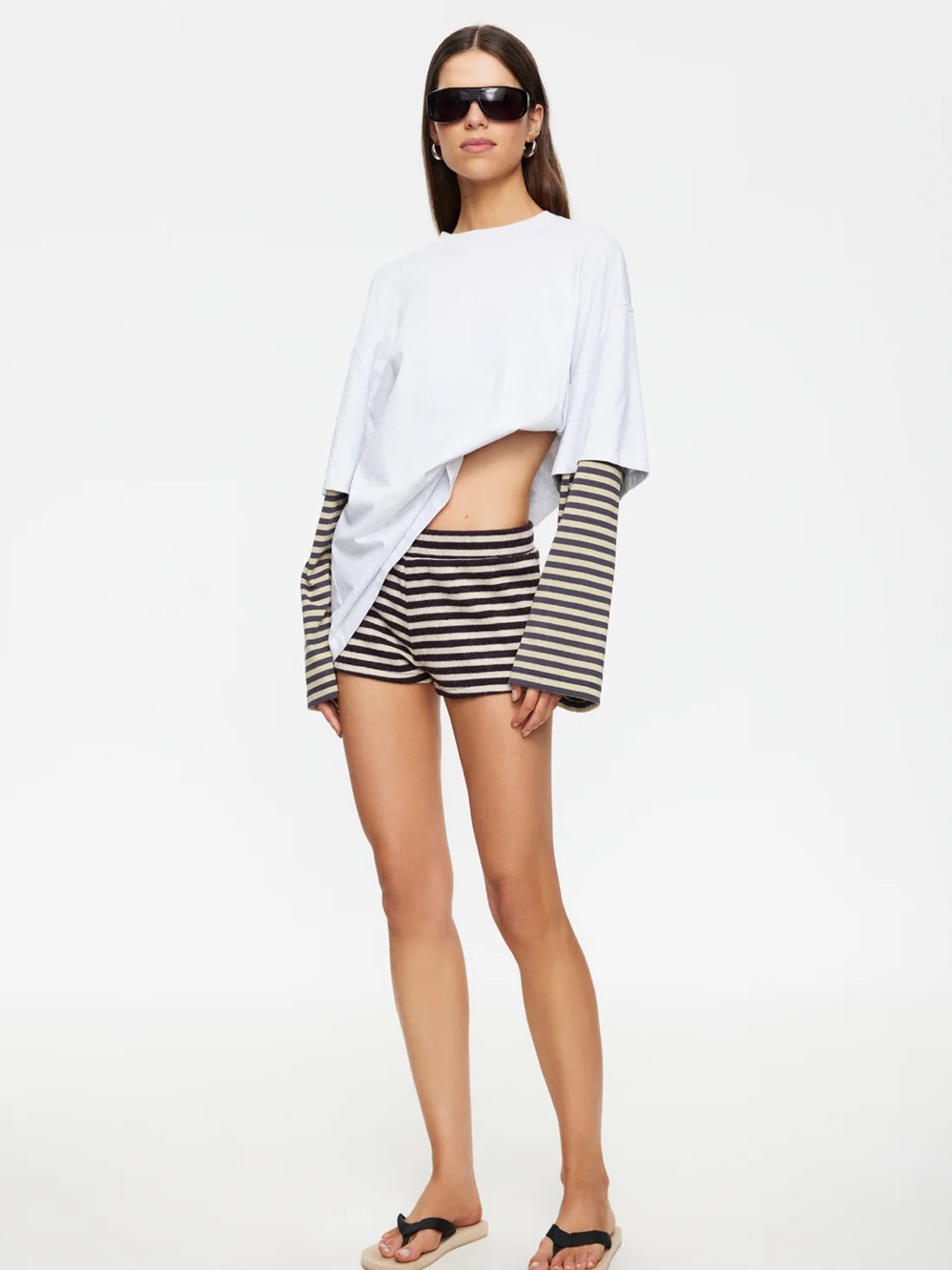LIONESS | BOTTEGA SHIRT | BEIGE STRIPE | 1K